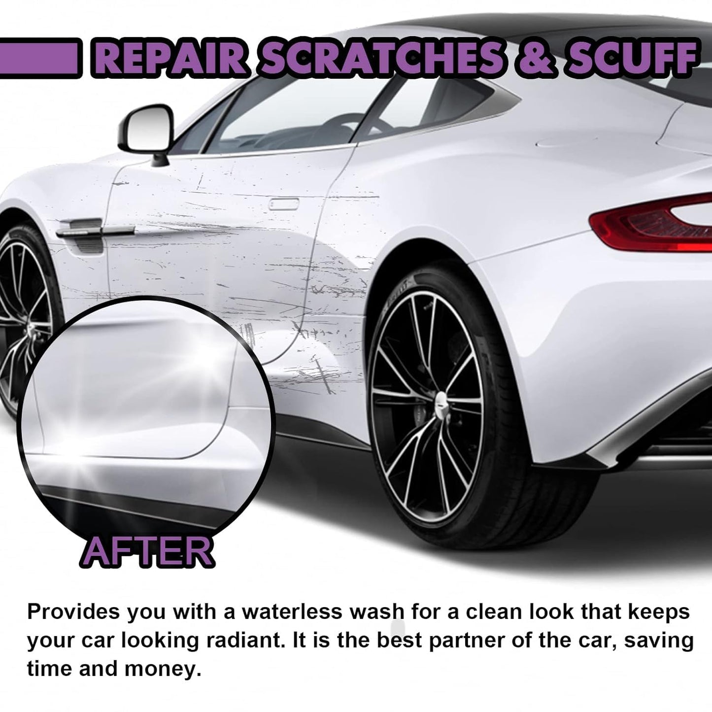 3 in 1 Quick Coating Spray, Scratch Repair, Fast Wax Polishing, 100 ML Ceramic Coating Hand Spray,
