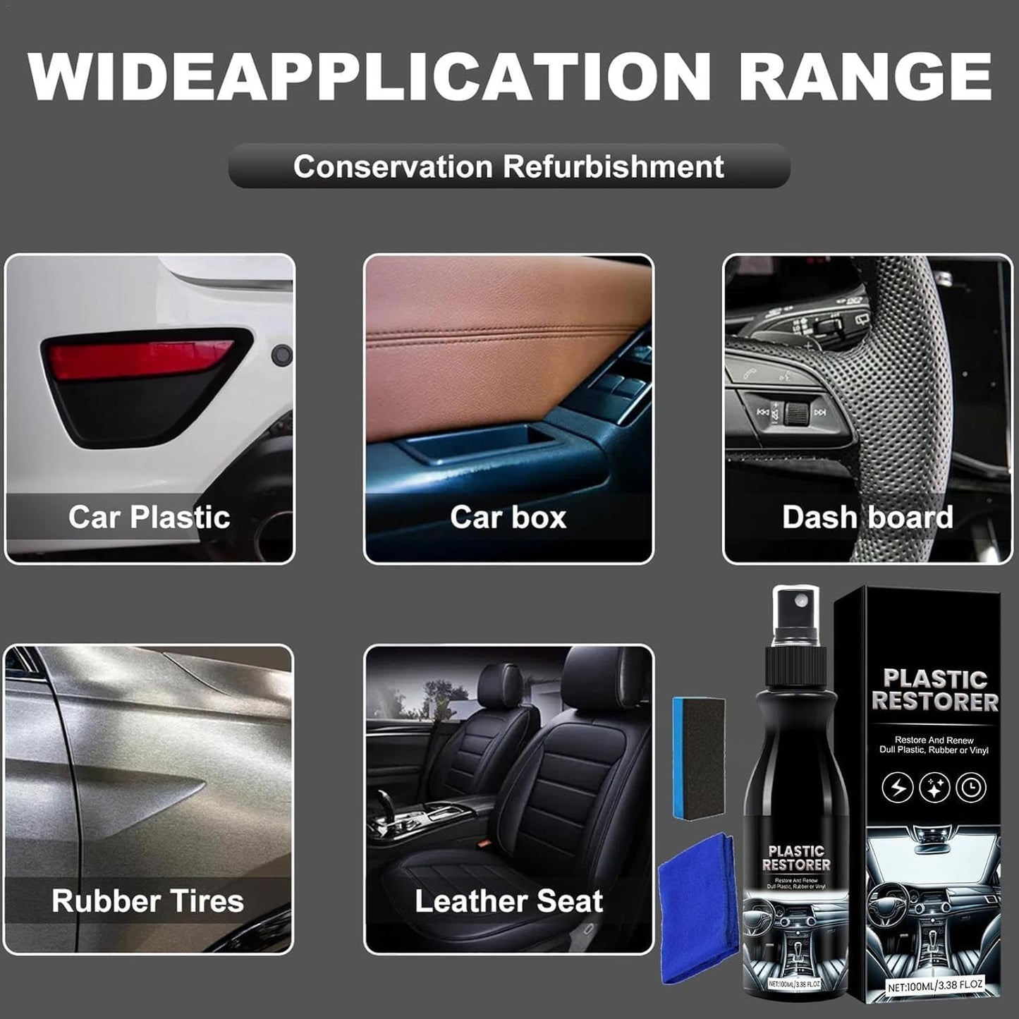 Plastic Restorer for Cars