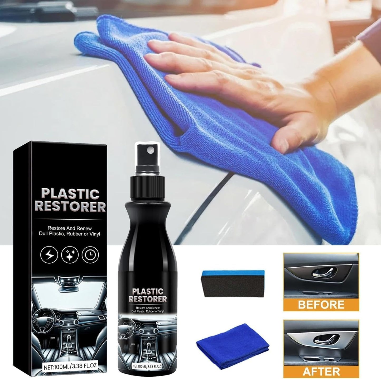 Plastic Restorer for Cars