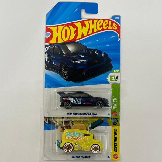 Imported hotweels 2026-FORD MUSTANG MACH-E 1400 // ROLLER TOASTER --2 pc set