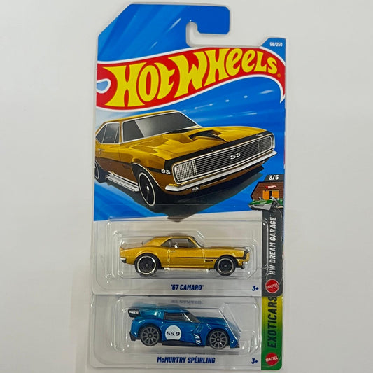 Imported hotweels 2026 - '67 CAMARO // MCMURTRY SPÉIRLING - 2 pc set
