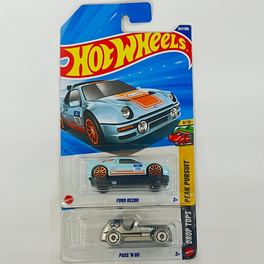 Imported hotweels 2026 -FORD RS200 //PASS 'N GO -2 pc set