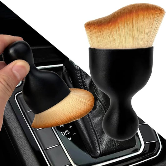 NCar Interior Dust Brush, Auto Detailing Brushes, Soft Bristle Cleaning Brush
