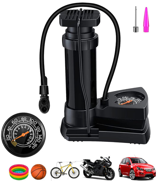 Imported Portable High Pressure Foot Air Pump Compressor for Car and Bike