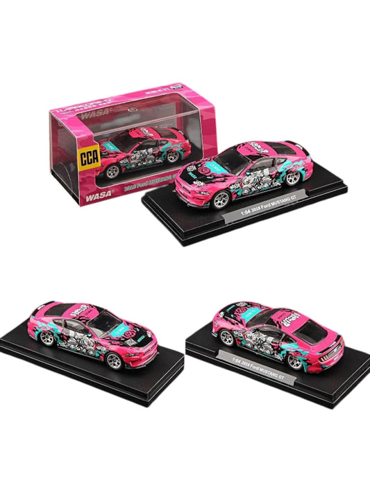 CCA 2018 ford mustang gt 1:64 Scale (with acrylic case)