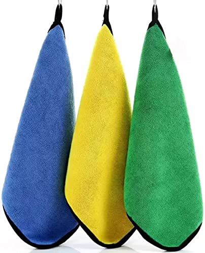 Microfiber Cloth for Car Cleaning (600 GSM, Pack of 3, 40x40 cm, Multi- Colour) Double Sided