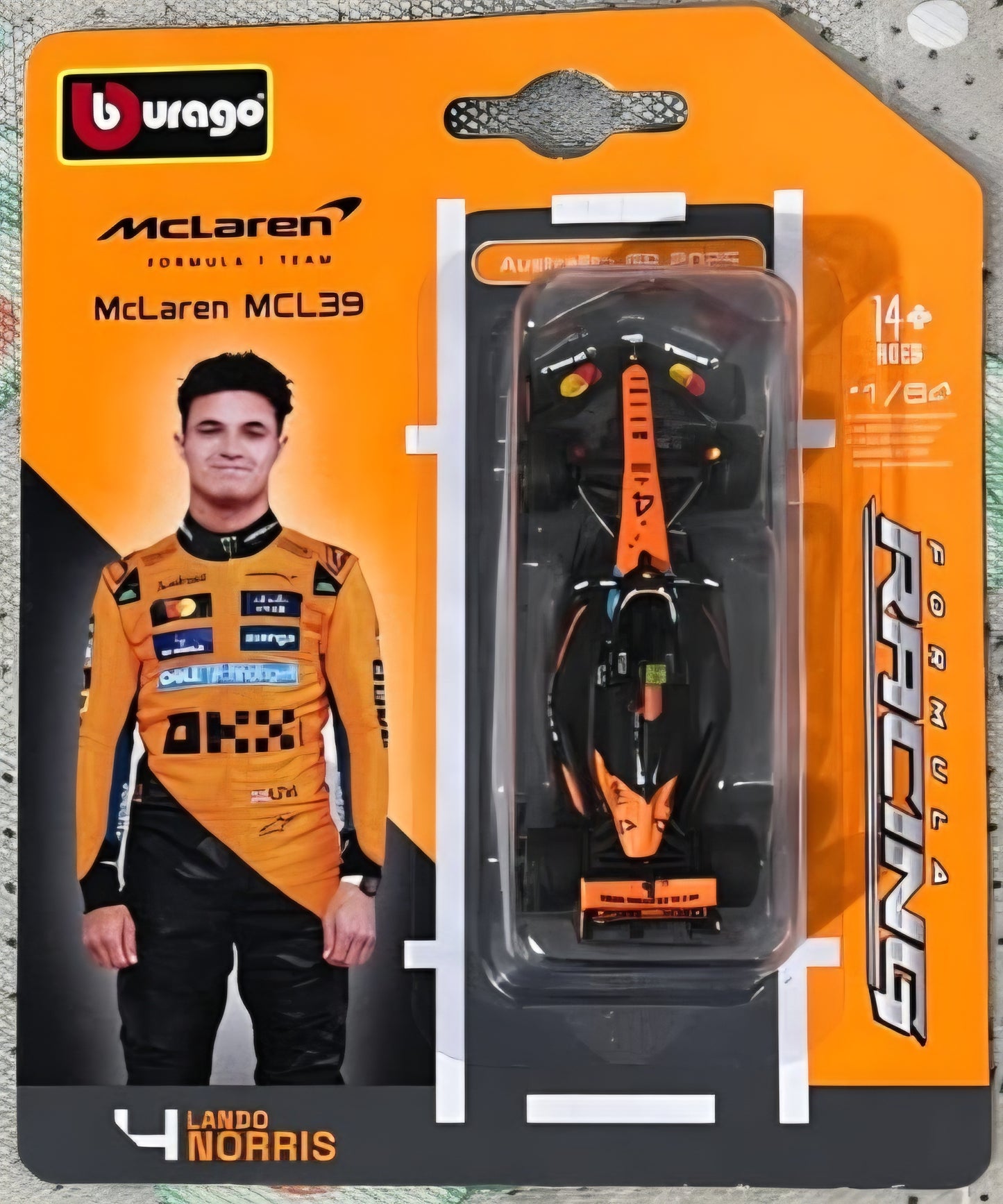Bburago 1:64 mclaren #4 Lando norris
