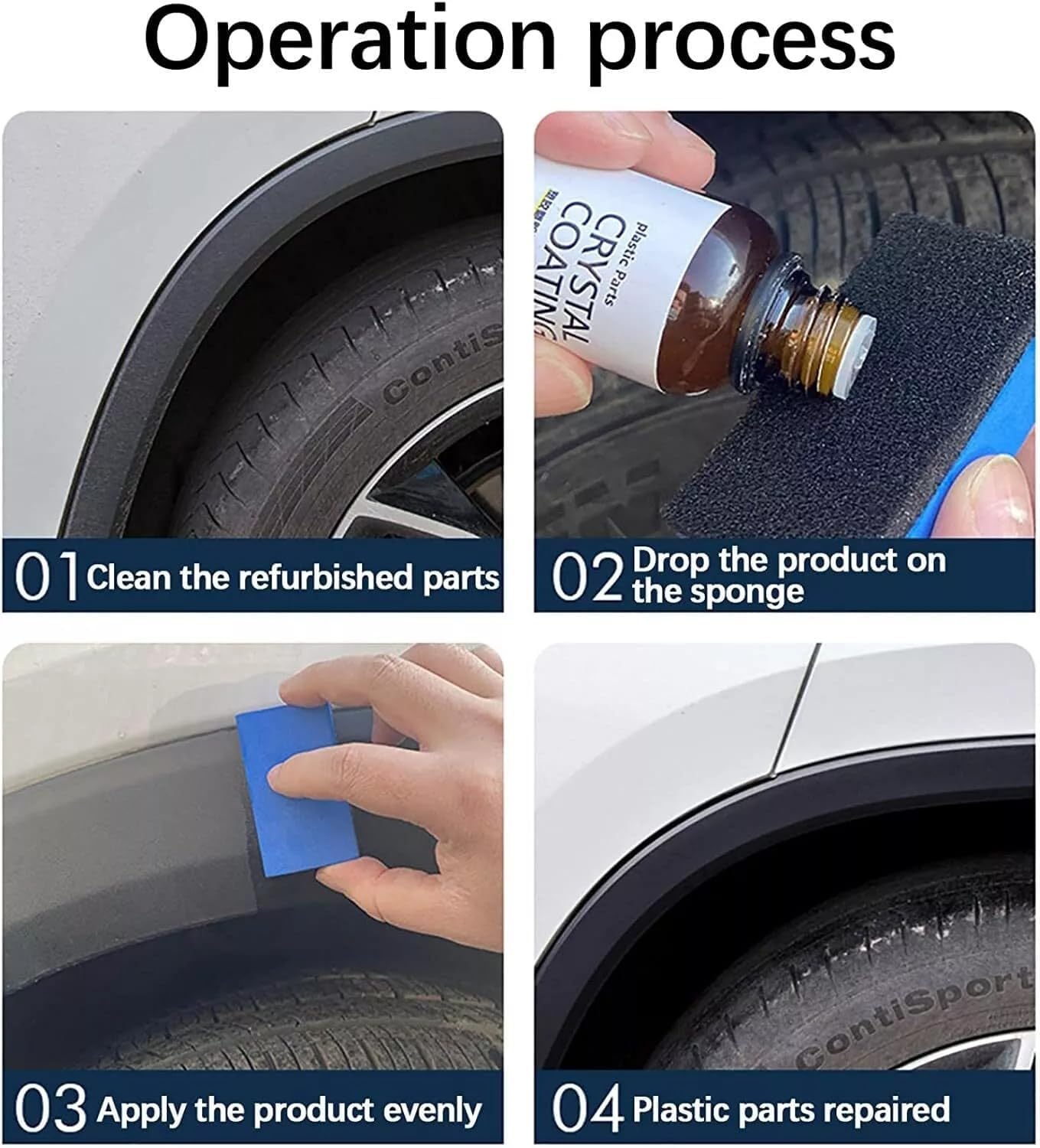 Crystal Coating - 30ml PVC Restorer And Revitalizing Plastic Parts