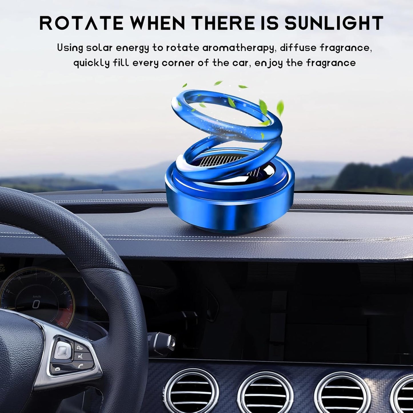 Solar power car aroma