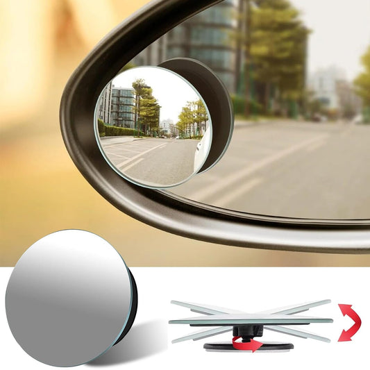 Car Glass Mirror Blind Spot, 360° Mirror