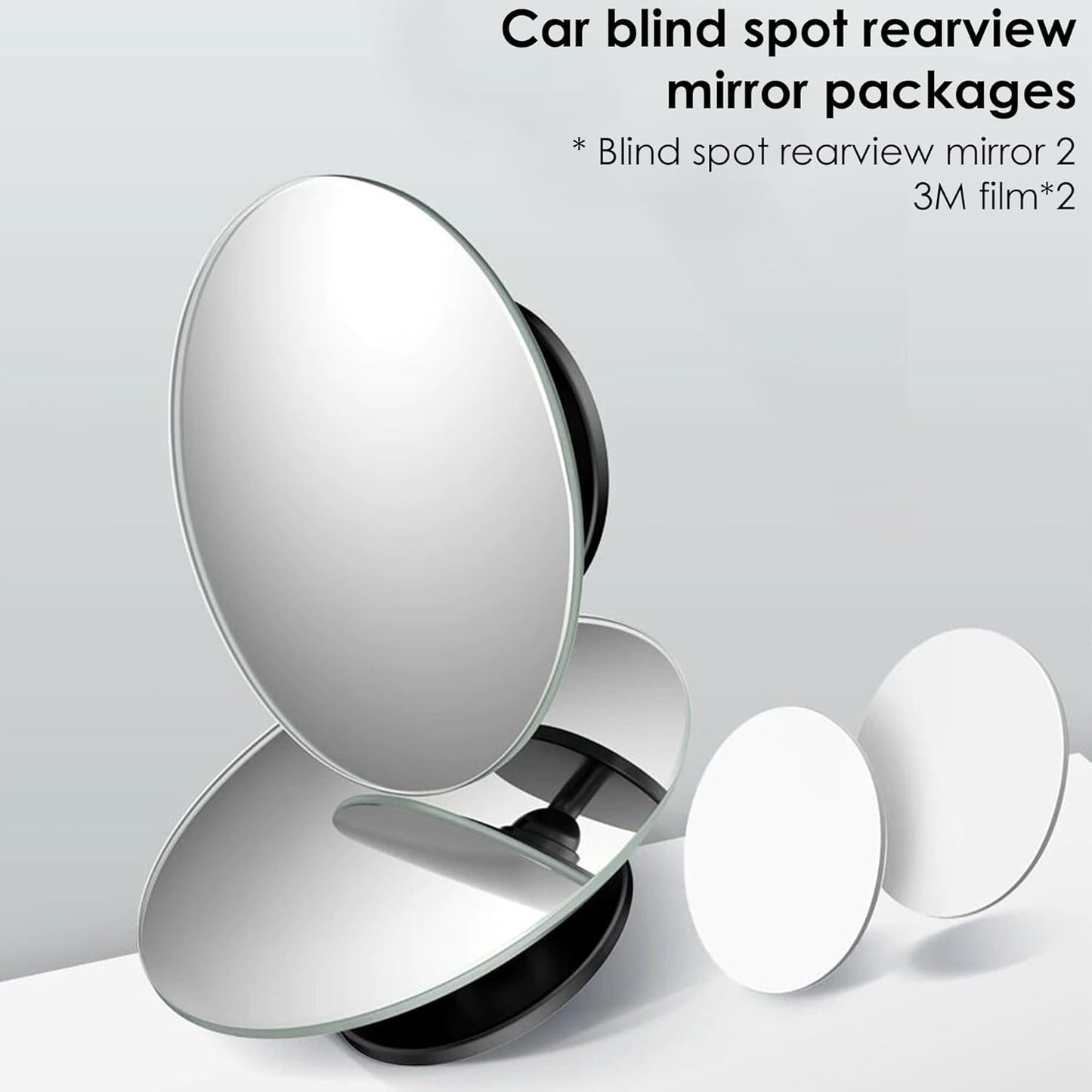 Car Glass Mirror Blind Spot, 360° Mirror