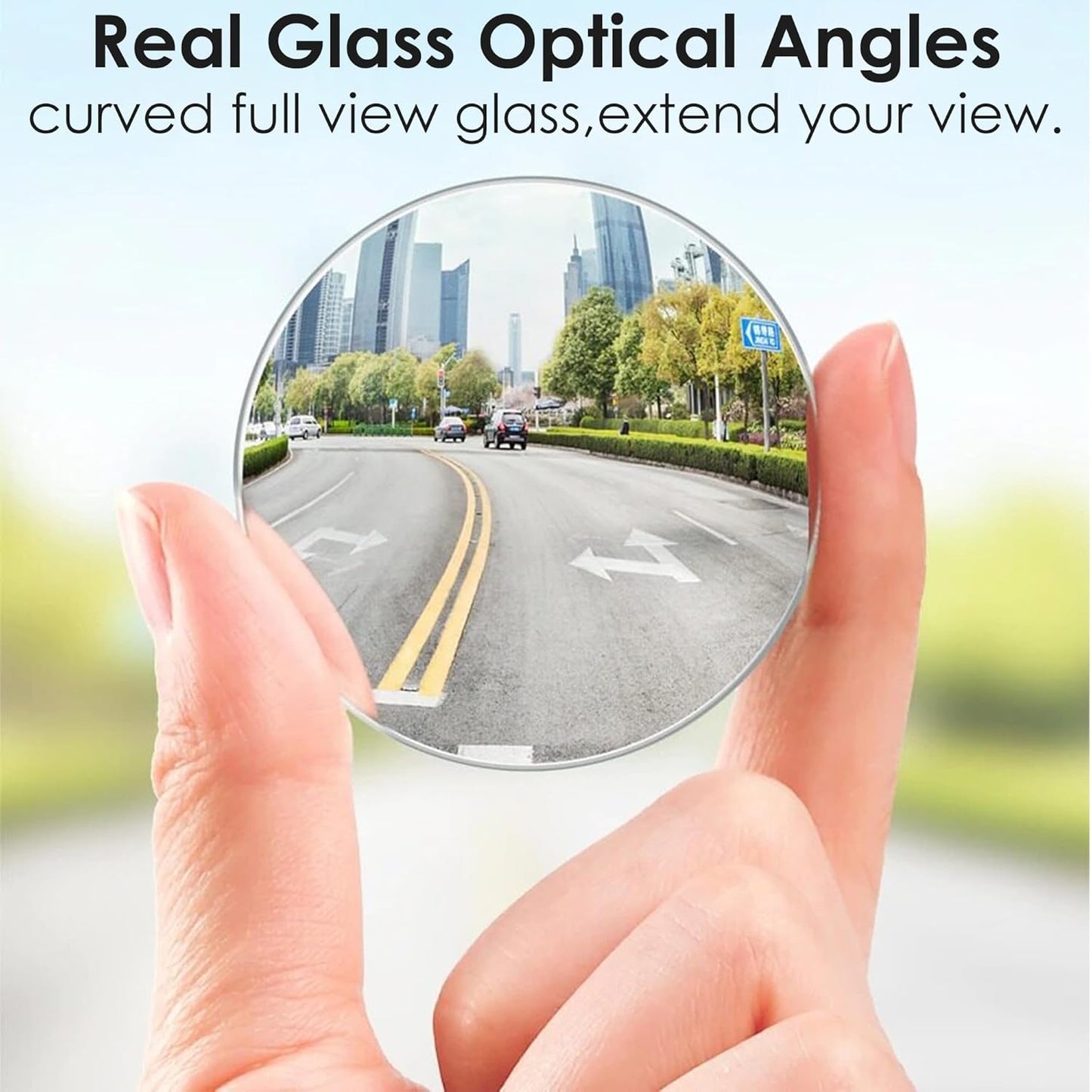 Car Glass Mirror Blind Spot, 360° Mirror