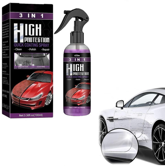 3 in 1 Quick Coating Spray, Scratch Repair, Fast Wax Polishing, 100 ML Ceramic Coating Hand Spray,