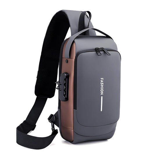 Waterproof Crossbody Sling Bag,Men's Shoulder Bag,  Anti-Theft Chest Bag